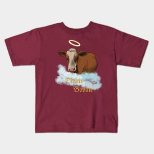 Devine Bovine Kids T-Shirt